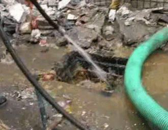 顺河通下水道的小妙招